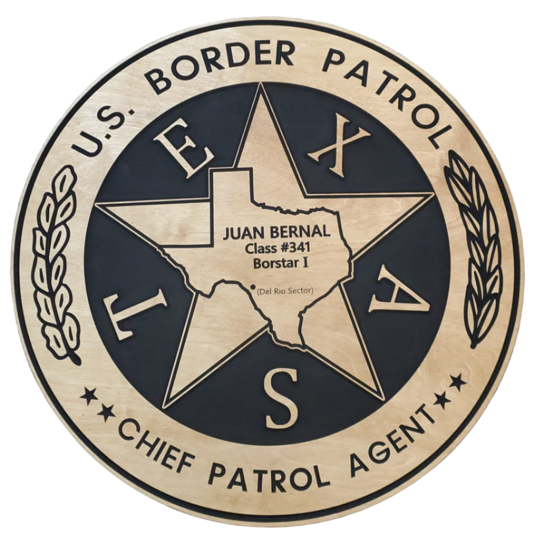 Personalized Texas State Trooper Sign