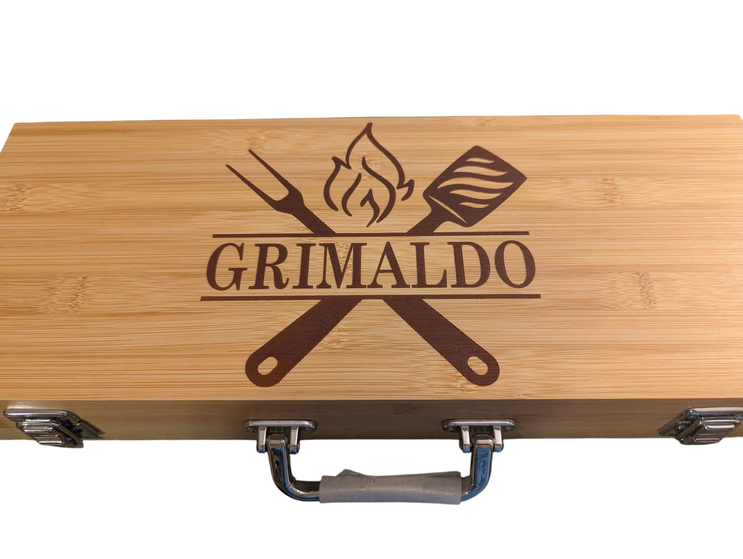 BBQ Gift Set – Personalized BBQ Box + Utensil Kit Combo (Bigger Than Texas Box)